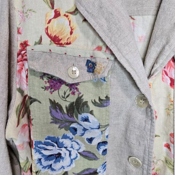 White Stag Floral Women's Jacket - Picture 4 of 7